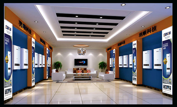 瑞馬&middot;壁掛爐&middot;雙模空調(diào)給經(jīng)銷商打造殿堂式專賣店