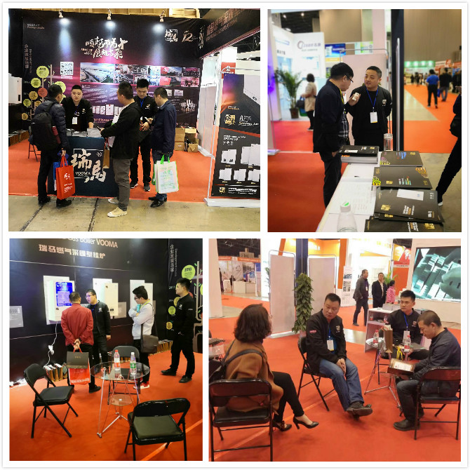 山西暖通展，瑞馬壁掛爐廠家大放異彩！